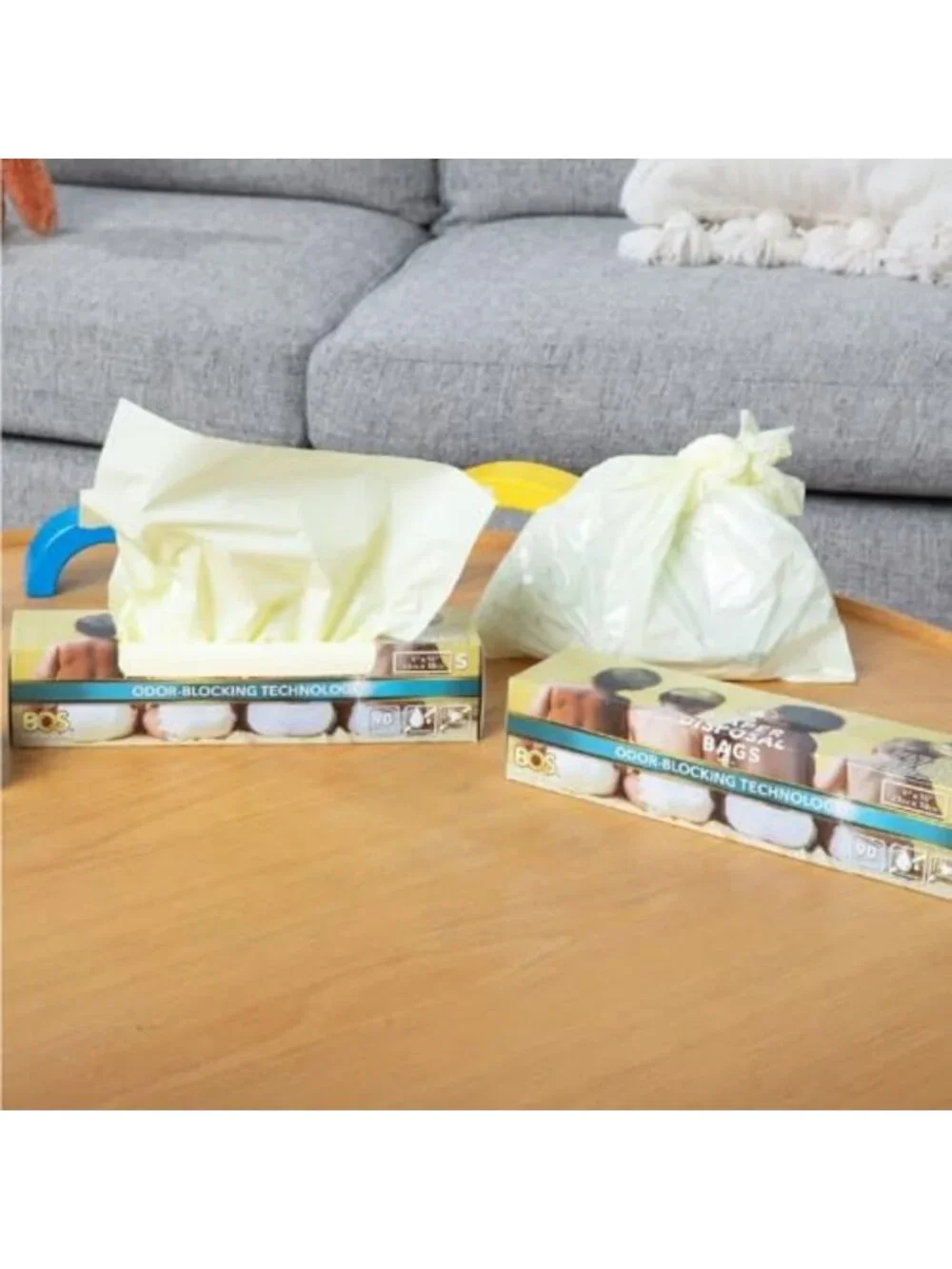 Odor-Locking Diaper Disposal Bags, Unscented, Small, 90 Count, Made in Japan